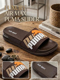Luxury Air Max Cushion Sliders – Ultra Comfort Brown Edition Comfortable And Lightweight